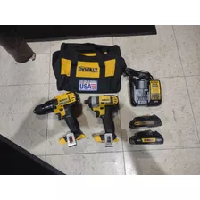 Dewalt 20v Max Lithium-ion Compact Drill Combo Kit