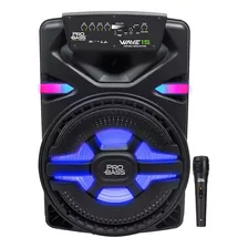 Caixa De Som Pro Bass Ativa 400w Bluetooth Usb Sd Wave 15