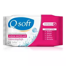 Toallitas Desmaquillantes Q-soft Agua Micelar X 25 Un.