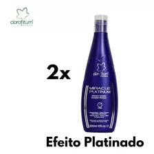 Kit Com 2 Shampoo Corretivo - Miracle Platinum Clorofitum