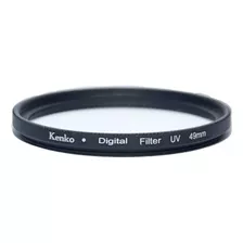 Filtro Para Lente Fotográfico 49mm Protección Uv Kenko 