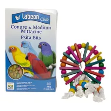 Psita Bits - Alcon - Alimento P Loros + Juguete Multicolor