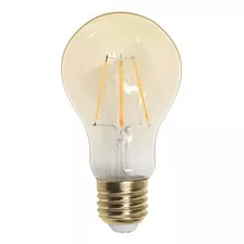 Lâmpada Bulbo Led A60 Tipo Retro 4w Branco Quente Âmbar E27 Cor Da Luz Branco Quente (2200k) Bivolt