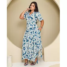 Vestido Longo Moda Evangélica Maravilhoso Barato