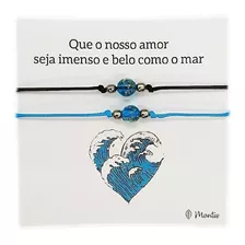 Pulseiras Brilha No Escuro Casal Namorado Neon Hippie Praia 