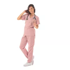 Conjunto Pijama Cirúrgico Liso Feminino