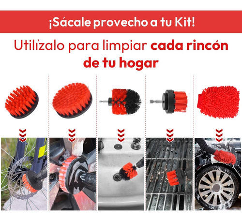 Limpieza Carro Kit Grandprix 18 Piezas Interior Y Exterior Foto 7