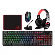 Kit Gamer Kross Mouse, Teclado,headset,mouse Bungee,pad C/nf
