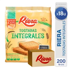 Caja Tostadas Integrales Riera Galletitas Saladas Pack Bulto