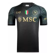 Camisa Do Napoli Preta Oficial 23/24