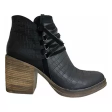 Botas Mujer Tacos Plataformas Ultracomodas Cuero