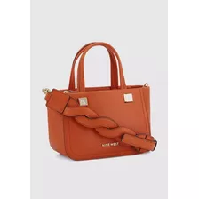 Bolso Nine West Addison Mini Cuero Sintético Naranja