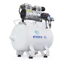 Máquina Compressor De Ar Odontológica 40l Evoxx 1,14hp