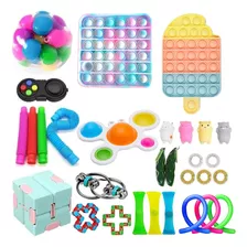 Brinquedos Anti-stress 30pcs, Squishy E Espremível Pop It