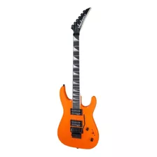 Guitarra Elétrica Jackson Js Series Js32 Dka Dinky De Choupo Neon Orange Brilhante Com Diapasão De Amaranto