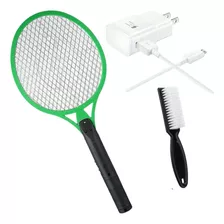 Raqueta Paleta Mata Mosquitos Moscas Recargable Cargador Usb