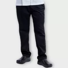 Calça Sem Bolso Confortável Com Elástico Uniforme De Limpeza