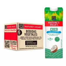 Bebida De Coco Sin Azúcar Nature's Heart 6 Pack