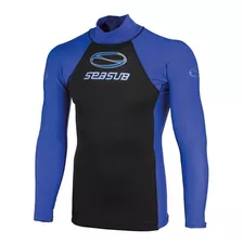 Camisa Neoprene Lycra Seasub Manga Longa Mergulho Pesca Uv50