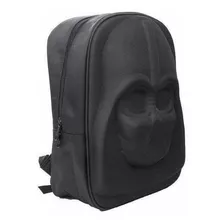 Mochila Diseño Disney 3d Star Wars Darth Vader Negra Blanca