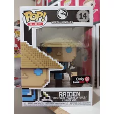 Funko Pop Mortal Kombat X Raiden 8-bit Gamestop Exclusive