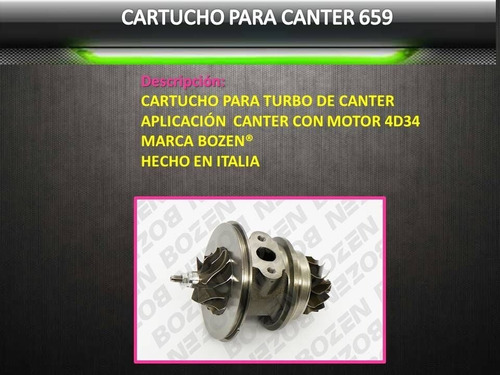 Turbo Cartucho Canter Mitsubishi 659  4d31 4d34 Td05 Ref170