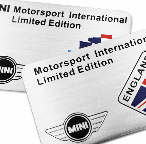 Emblema Mini Cooper Motorsport International Foto 2