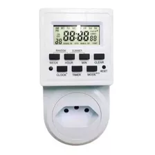 Programador Horário Timer Digital Tomada Energia Bivolt