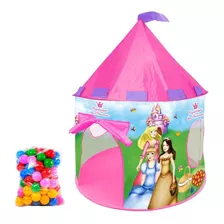 Barraca Infantil Menina Com Bolinhas Castelo Princesa Grande