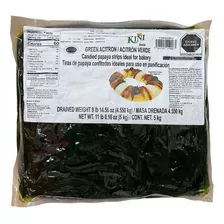 1 Bolsa De Dulce Mexicano Acitron Verde Kini Brik De 5kg