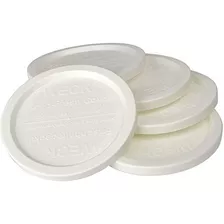 Weck Jar - Paquete De 5 Tapas De Plástico Para Mantener Fr.