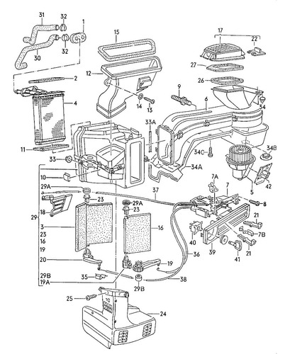 Radiador Calefaccion Golf Jetta A2 A3 88 Al 99 Derby Defrost Foto 5