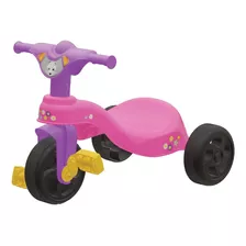 Triciclo Motoca Encantado Infantil Rosa Menina Pais E Filhos