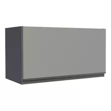 Armário Aéreo 60 Cm 1 Porta Basculante Cinza Nice Madesa