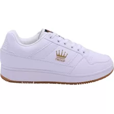 Zapatillas Para Hombre Troop Des Blanco Con Goma