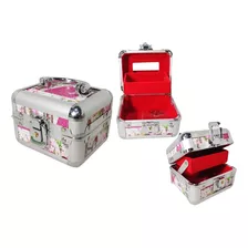 Caja De Joyas Y/o Maquillaje Metálica Pequeña Regalo Mujer