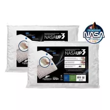 Kit 2 Travesseiros Nasa Up3 50x70cm - Fibrasca