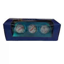 3 Relojes Temperatura Agua Aceite Amperimetro 52mm Triple