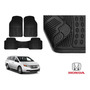 Kit Tapetes 3 Filas Honda Pilot 2009 Rubber Black Original