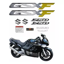 Kit Adesivos Suzuki Gsx 750f Preta Ca-12889