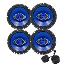 4 Alto Falante Hurricane 260w Rms Portas + Mini Tweeter