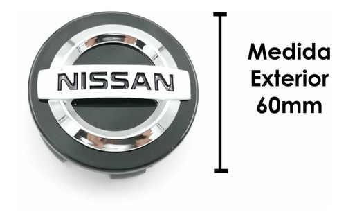 4 Tapas Centro De Rin Nissan Versa Sentra Altima Maxima 60mm Foto 4