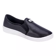 Tênis Sapatênis Feminino Casual Slip On Confortável Macio