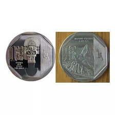 Moneda Tumi De Oro + Machupicchu Colección Riqueza Del Perú