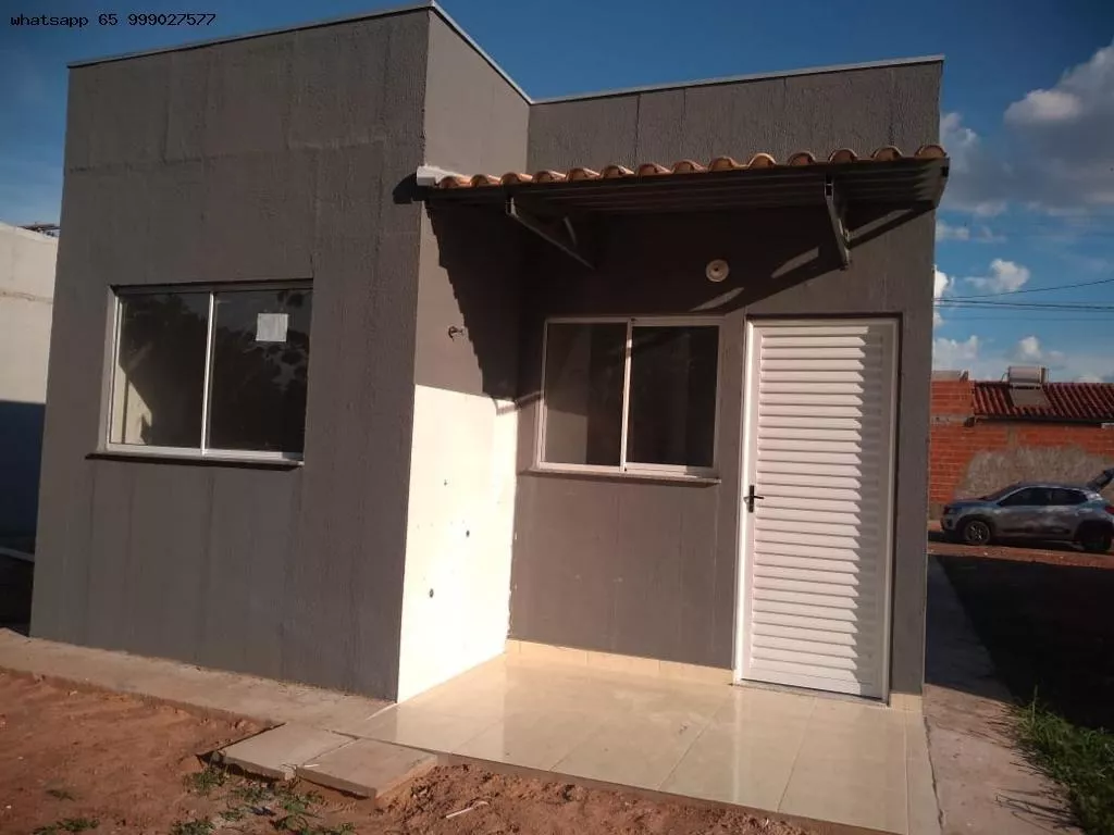 Casa Para Venda Em Várzea Grande, São Benedito, 2 Dormitórios, 1 Banheiro, 2 Vagas - 698_1-1671929