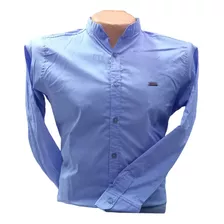 Camisa Para Hombre Cuello Neru O Militar Talla S A La Xl