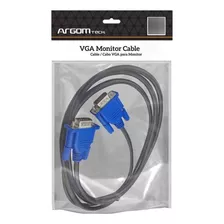 Cable Argom Monitor Vga Hd 6(ft) 