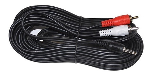 Cable De Audio Auxiliar Plug 3.5 A Rca Estereos 10 Metros