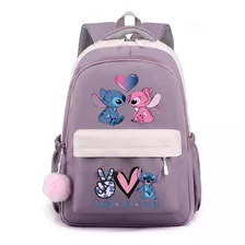 Escuela Estudiantil Moda Stitch Para Niños Y Niñas Bolsa Sti