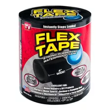 Cinta Flex Tape Original Repara Piscinas Bajo El Agua Negro